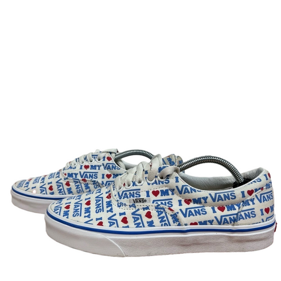 VANS Unisex Authentic I Love My Vans Slip On Canvas Shoe Size 8 or 6.5 #578 - Picture 2 of 8